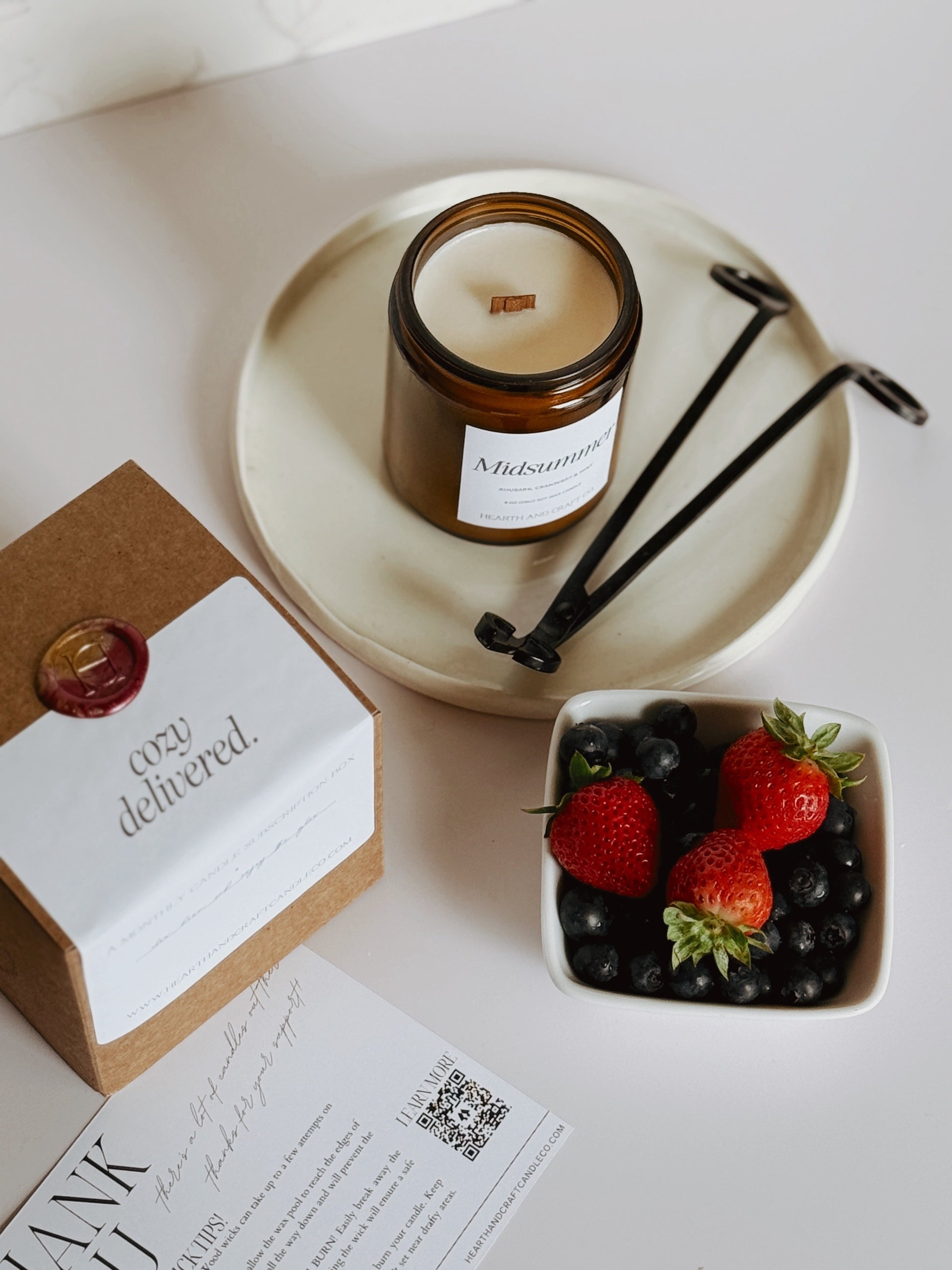 Cozy Delivered Candle Subscription Box