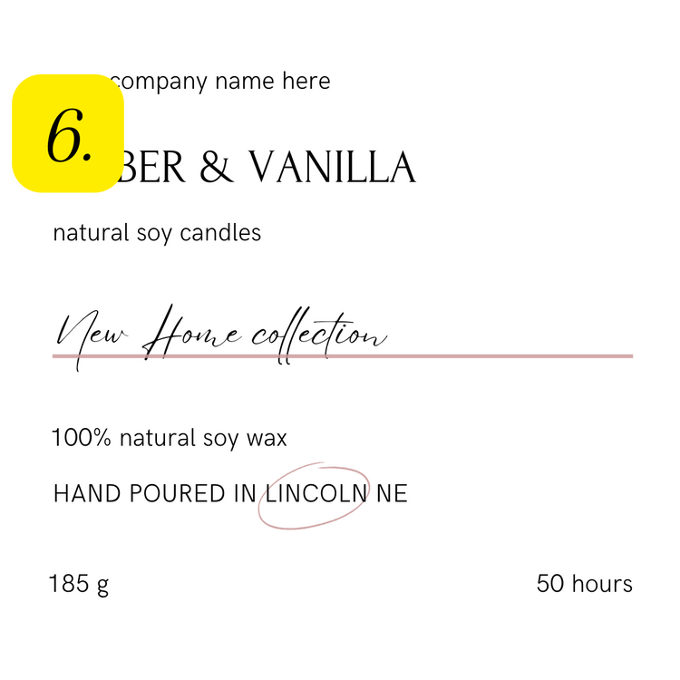 Private Label Candles ($150 order minimum)