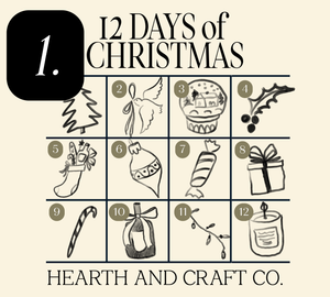 Old Fashioned Glass Holiday Candle [pre-order]