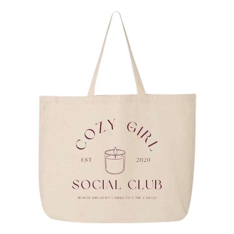 Cozy Girl Social Club Tote Bag