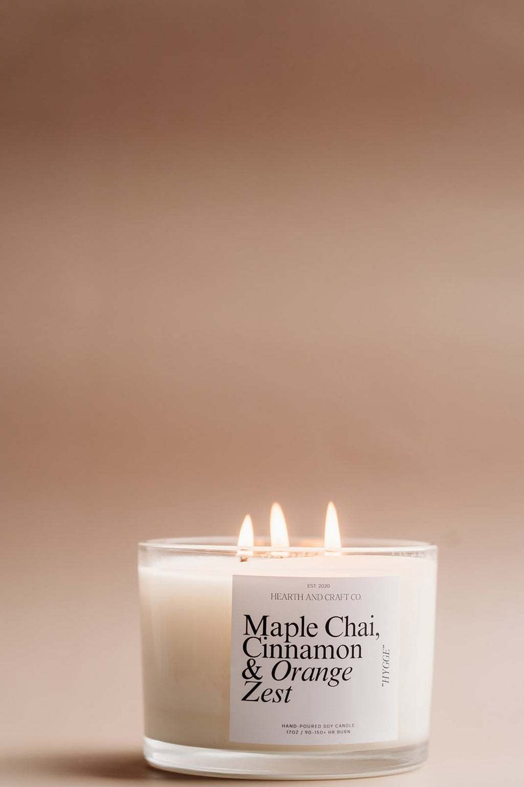 17oz (3 cotton wick) candle
