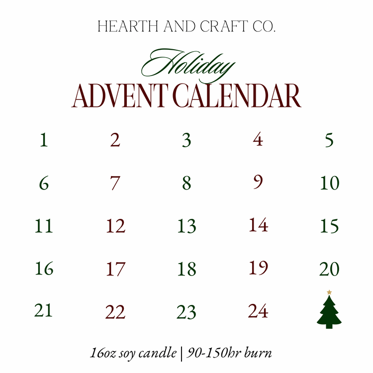 ADVENT CALENDAR CANDLE {pre-order}