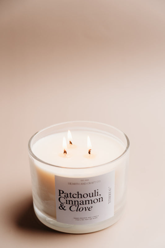 New! 17oz (3 cotton wick) candle
