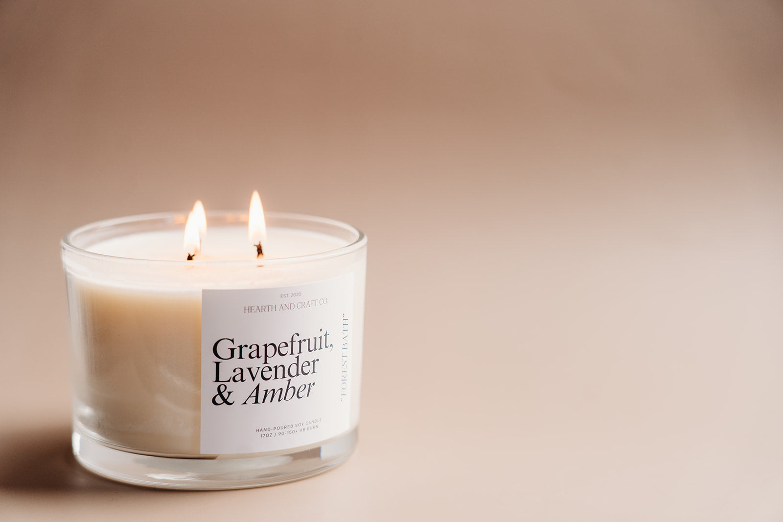 17oz (3 cotton wick) candle